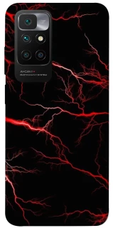 Чехол на Xiaomi Redmi 10 Красная молния фото 1 из 1