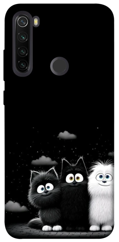 Чохол на Xiaomi Redmi Note 8T Three Cats фото 1 з 1