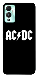 Чохол на Infinix Hot 12 Play AC/DC logo фото 1 Чохол на Infinix Hot 12 Play AC/DC logo фото 1 з 1