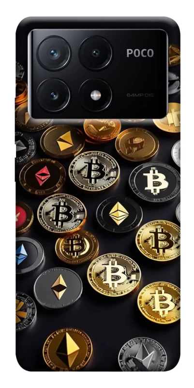 Чехол на Xiaomi Poco X6 Many coins фото 1 из 1