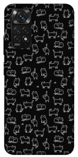 Чехол на Xiaomi Redmi Note 11 (Global) / Note 11S Black Cats фото 1 Чехол на Xiaomi Redmi Note 11 (Global) / Note 11S Black Cats фото 1 из 1