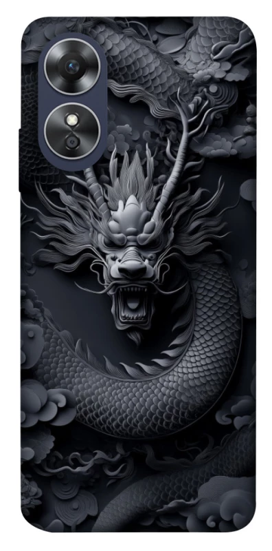 Чехол на Oppo A17 black dragon фото 1 из 1