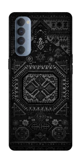 Чехол на Oppo Reno 4 Pro Черный ковер фото 1 из 1