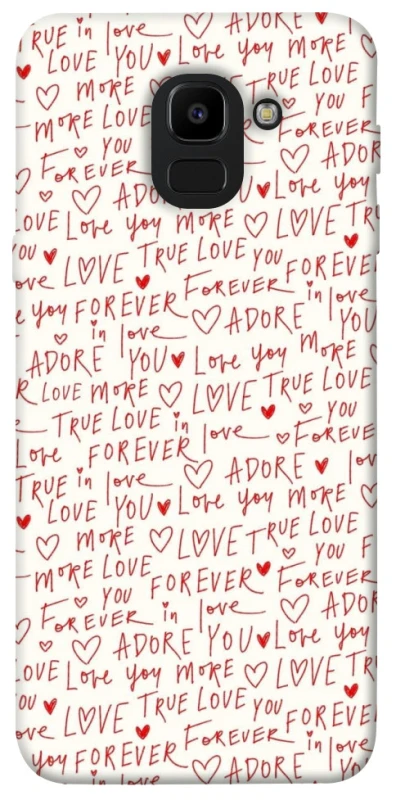 Чохол на Samsung J600F Galaxy J6 (2018) Love aesthetic ver.4 фото 1 з 1