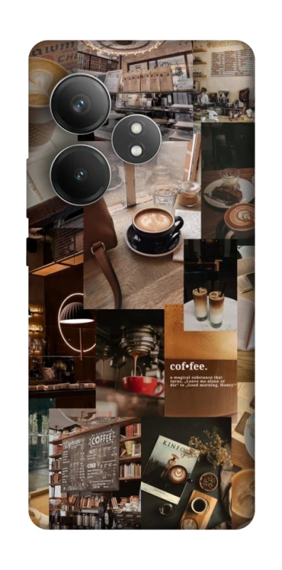 Чохол на Realme GT Neo 6 SE Coffee collage ver.2 фото 1 з 1