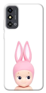 Чохол на ZTE Blade A53 Minimal Bunny Peek фото 1 з 1