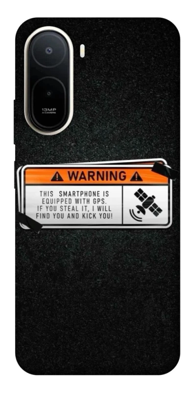 Чехол на Xiaomi Redmi A7 Pro 4G Warning фото 1 из 2