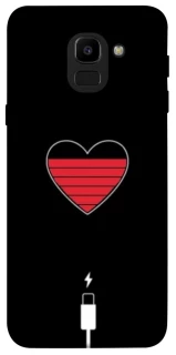 Чохол на Samsung J600F Galaxy J6 (2018) Charge your heart фото 1 з 1