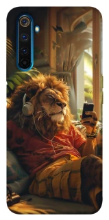 Чохол на Realme 6 Pro Лев v2 фото 1 з 1