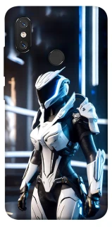 Чехол на Xiaomi Mi 8 Cyber space girl ver.6 фото 1 из 1