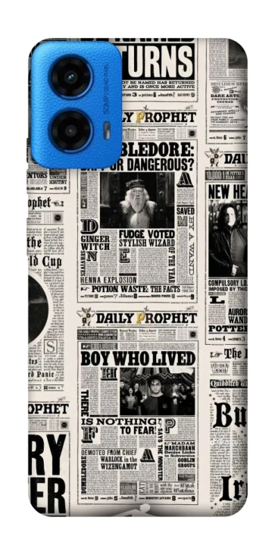 Чохол на Motorola Moto G45 Harry Potter newspaper фото 1 з 1