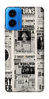 Чехол на Motorola Moto G45 Harry Potter newspaper фото 1 из 1