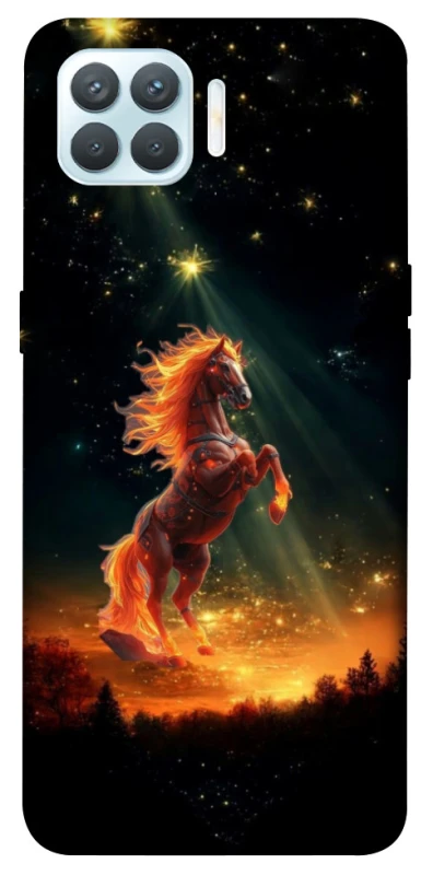 Чохол на Oppo F17 Pro Red Fire Horse ver.2 фото 1 з 1