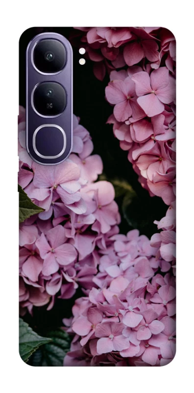 Чохол на Vivo Y300 Рожеві гартензії фото 1 з 1