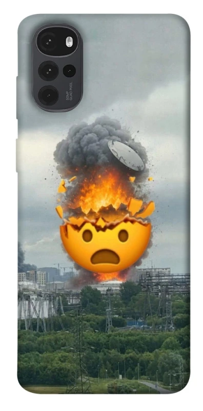 Чохол на Motorola Moto G22 Moscow never sleeps ver.2 фото 1 з 1