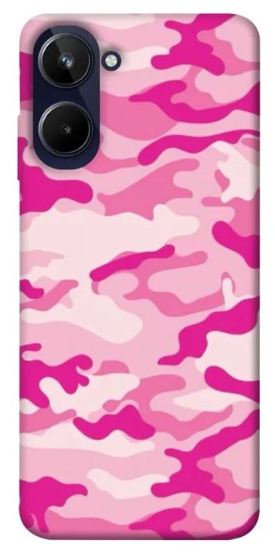 Чехол на Realme 10 4G camouflage pink фото 1 из 1