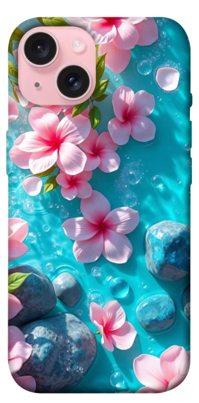 Чохол на Apple iPhone 15 (6.1") Flowers v19 фото 1 з 1