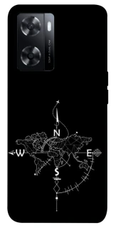 Чохол на Oppo A57s Travel Map фото 1 з 1