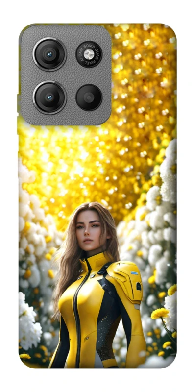 Чохол на Motorola Moto G15 4G Cyber space girl ver.2 фото 1 з 1