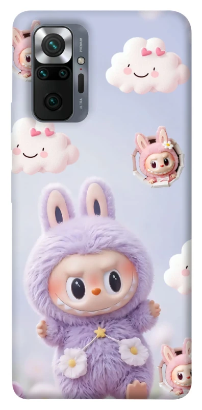 Чохол на Xiaomi Redmi Note 10 Pro Labubu & clouds фото 1 з 1