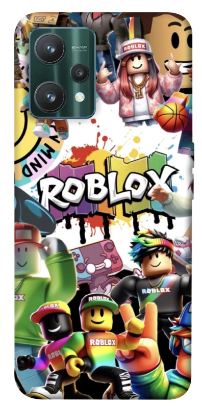 Чохол на Realme 9 Pro Roblox Characters Collage фото 1 з 1