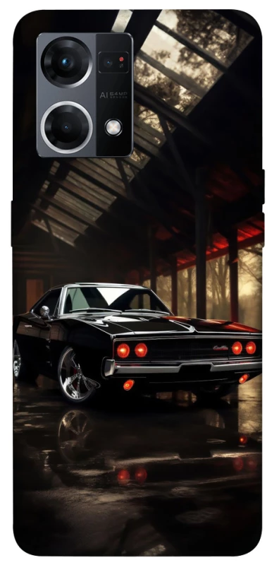 Чохол на Oppo Reno 7 4G Black classic car фото 1 з 1