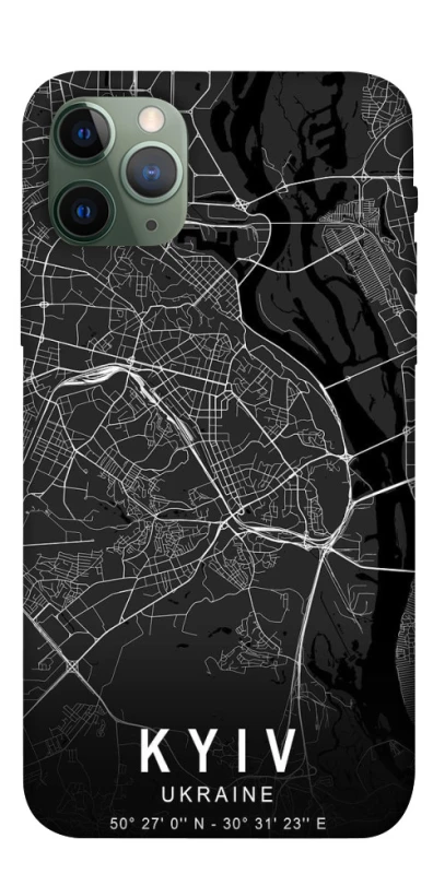 Чехол на Apple iPhone 11 Pro (5.8") Kyiv map фото 1 из 1