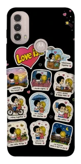 Чохол на Motorola Moto E40 Love is ver.4 фото 1 з 1