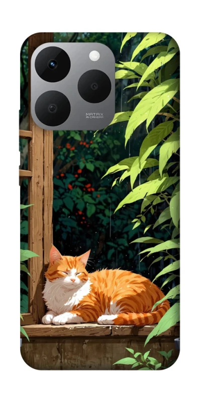 Чехол на Realme 15T red cat фото 1 из 1