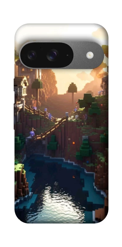 Чехол на Google Pixel 10 Minecraft sunset фото 1 из 1