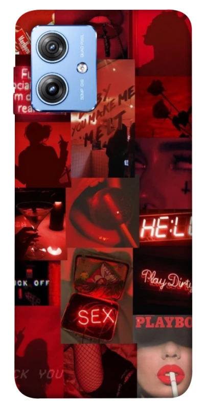 Чехол на Motorola Moto G84 Love collage ver.3 фото 1 из 1