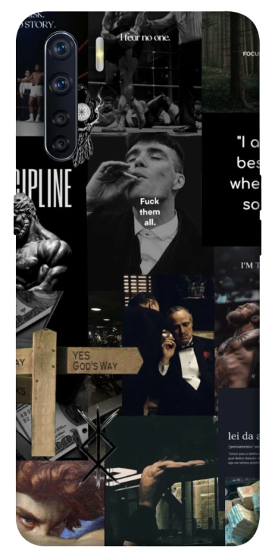 Чохол на Oppo A91 Men's style v2 фото 1 з 1