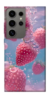 Чохол на Samsung Galaxy S24 Ultra Полуниця в воді фото 1 з 1