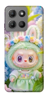 Чохол на Motorola Moto G15 4G Labubu & Flowers ver.2 фото 1 з 1