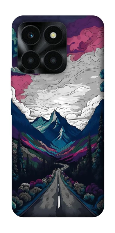 Чехол на Huawei Honor X6a Нарисованные горы фото 1 из 1