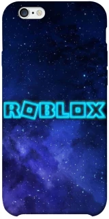 Чехол на Apple iPhone 6/6s plus (5.5") Roblox Space Logo Blue фото 1 из 1
