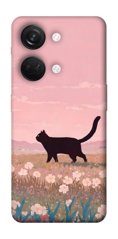 Чохол на OnePlus Nord 3 cat on a field фото 1 з 1