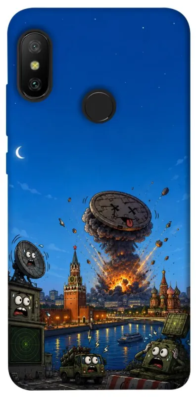 Чехол на Xiaomi Mi A2 Lite / Xiaomi Redmi 6 Pro Moscow never sleeps ver.8 фото 1 из 1