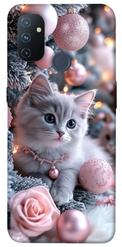 Чохол на OnePlus Nord N100 Christmas Kitty фото 1 з 1
