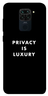 Чехол на Xiaomi Redmi Note 9 / Redmi 10X Privacy is luxury фото 1 из 1