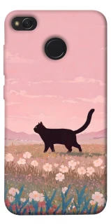 Чехол на Xiaomi Redmi 4X cat on a field фото 1 из 1