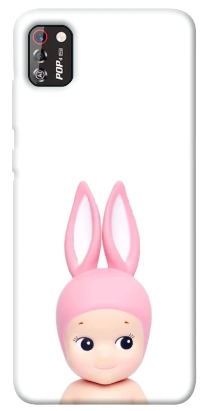 Чехол на TECNO POP 4 Pro Minimal Bunny Peek фото 1 из 1