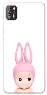 Чехол на TECNO POP 4 Pro Minimal Bunny Peek фото 1 из 1