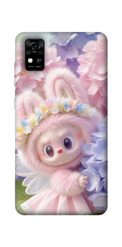 Чехол на ZTE Blade A31 Labubu & Flowers ver.1 фото 1 из 1