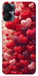 Чехол на TECNO Spark 9 Pro Many hearts фото 1 из 1