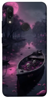 Чехол на Xiaomi Redmi Note 7 / Note 7 Pro / Note 7s Boat and flamingo фото 1 из 1