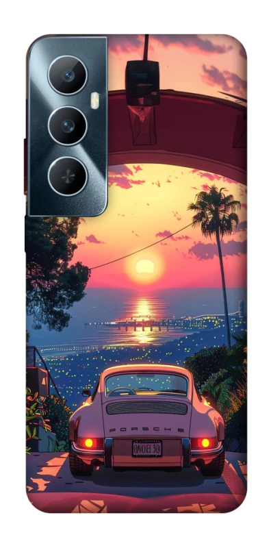 Чехол на Realme C65 4G Porsche at sunset фото 1 из 1