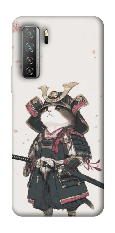 Чохол на Huawei Nova 7 SE Samurai Cat Warrior фото 1 з 1