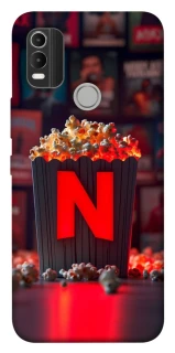 Чехол на Nokia C21 Plus Netflix and popcorn фото 1 из 1