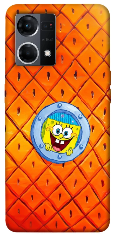 Чохол на Oppo Reno 7 4G Дім Спанч Боба фото 1 з 1